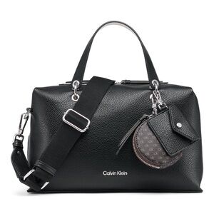 Calvin Klein Cali Satchel with web strap NWT
